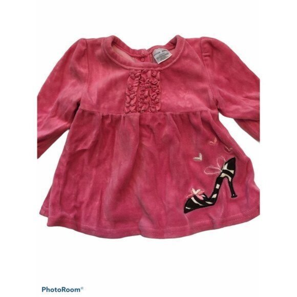 Cutie Pie Baby Girls Size 12m Pink Shirt - Picture 3 of 4